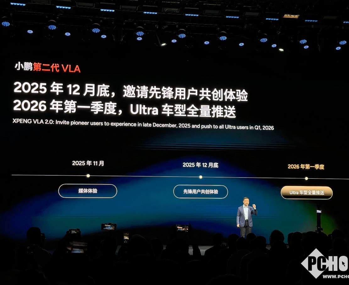 何小鹏预热小鹏汽车VLA 2.0：202