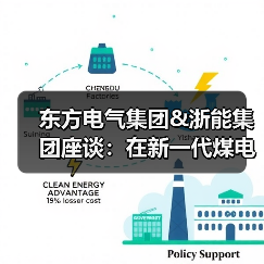 东方电气集团&浙能集团座谈：在新一代煤电升级改造等方面深化交流（图4）