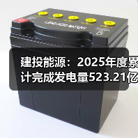 建投能源:2025年度累计完成发电量523.21亿千瓦时(图2) 建投能源:2025年度累计完成发电量523.21亿千瓦时(图2)