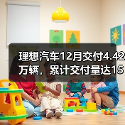 理想汽车12月交付4.42万辆,累计交付量达154万辆(图3) 理想汽车12月交付4.42万辆,累计交付量达154万辆(图3)