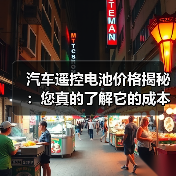 汽车遥控电池价格揭秘：您真的了解它的成本