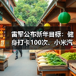 雷军公布新年目标：健身打卡100次、小米汽车交付55万辆（图4）