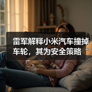 雷军解释小米汽车撞掉车轮，其为安全策略“