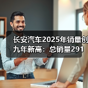 长安汽车2025年销量创九年新高：总销量