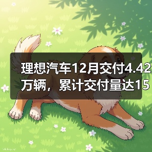 理想汽车12月交付4.42万辆，累计交付