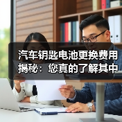汽车钥匙电池更换费用揭秘:您真的了解其中的“价”值吗?(图4) 汽车钥匙电池更换费用揭秘:您真的了解其中的“价”值吗?(图4)