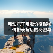电动汽车电池价格揭秘:价格表背后的秘密与未来趋势(图3) 电动汽车电池价格揭秘:价格表背后的秘密与未来趋势(图3)