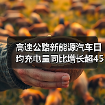 高速公路新能源汽车日均充电量同比增长超45%（图3）