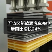 五省区新能源汽车充电量同比增长24%