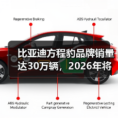 比亚迪方程豹品牌销量达30万辆，2026