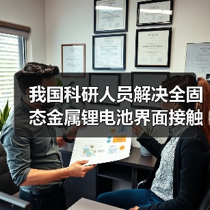 我国科研人员解决全固态金属锂电池界面接触