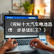 《揭秘十大汽车电池品牌:谁是续航王?》(图3) 《揭秘十大汽车电池品牌:谁是续航王?》(图3)