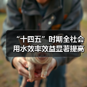 “十四五”时期全社会用水效率效益显著提高（图3）