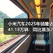 小米汽车2025年销量达41.18万辆：同比暴涨200%，跻身TOP 10榜单（图4）
