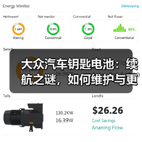 大众汽车钥匙电池:续航之谜,如何维护与更换?(图3) 大众汽车钥匙电池:续航之谜,如何维护与更换?(图3)