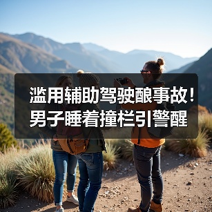滥用辅助驾驶酿事故！男子睡着撞栏引警醒