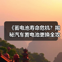 《蓄电池寿命危机?揭秘汽车蓄电池更换全攻略》(图1) 《蓄电池寿命危机?揭秘汽车蓄电池更换全攻略》(图1)