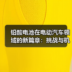 铅酸电池在电动汽车领域的新篇章:挑战与机遇并存(图2) 铅酸电池在电动汽车领域的新篇章:挑战与机遇并存(图2)