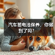 汽车蓄电池保养，你做到了吗？