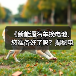 《新能源汽车换电池,您准备好了吗?揭秘电池更换全过程及未来趋势》(图1) 《新能源汽车换电池,您准备好了吗?揭秘电池更换全过程及未来趋势》(图1)