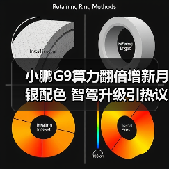 小鹏G9算力翻倍增新月银配色 智驾升级引热议