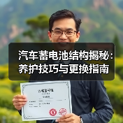 汽车蓄电池结构揭秘：养护技巧与更换指南