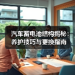 汽车蓄电池结构揭秘:养护技巧与更换指南(图4) 汽车蓄电池结构揭秘:养护技巧与更换指南(图4)