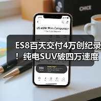ES8百天交付4万创纪录!纯电SUV破四万速度最快(图4) ES8百天交付4万创纪录!纯电SUV破四万速度最快(图4)