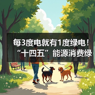 每3度电就有1度绿电!“十四五”能源消费绿色升级提速(图3) 每3度电就有1度绿电!“十四五”能源消费绿色升级提速(图3)