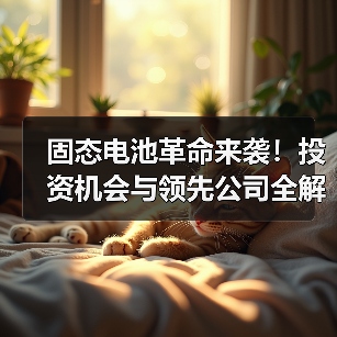 固态电池革命来袭!投资机会与领先公司全解析(图3) 固态电池革命来袭!投资机会与领先公司全解析(图3)