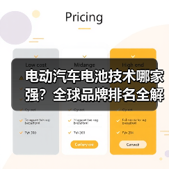 电动汽车电池技术哪家强？全球品牌排名全解析（图2）
