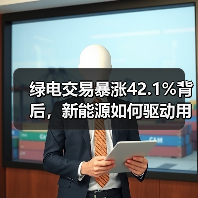 绿电交易暴涨42.1%背后，新能源如何驱动用电量新高？
