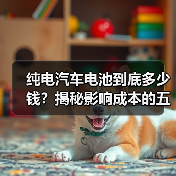 纯电汽车电池到底多少钱？揭秘影响成本的五大因素（图2）