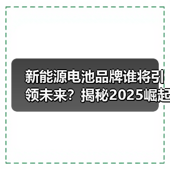 新能源电池品牌谁将引领未来？揭秘2025崛起黑马（图3）