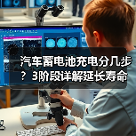 汽车蓄电池充电分几步？3阶段详解延长寿命技巧（图1）