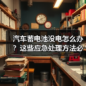 汽车蓄电池没电怎么办？这些应急处理方法必须掌握！（图3）