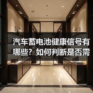 汽车蓄电池健康信号有哪些？如何判断是否需要更换