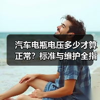 汽车电瓶电压多少才算正常?标准与维护全指南(图4) 汽车电瓶电压多少才算正常?标准与维护全指南(图4)