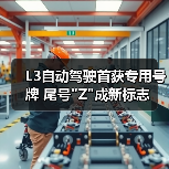 L3自动驾驶首获专用号牌 尾号