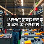 L3自动驾驶首获专用号牌 尾号