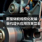 新型储能规模化发展：装机增长应用效果显著