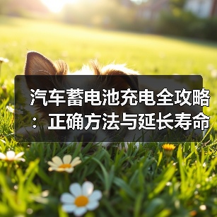 汽车蓄电池充电全攻略：正确方法与延长寿命