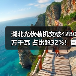 湖北光伏装机突破4280万千瓦 占比超3