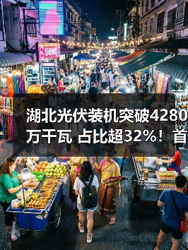 湖北光伏装机突破4280万千瓦 占比超32%!首次超越火电成第一大电源(图4) 湖北光伏装机突破4280万千瓦 占比超32%!首次超越火电成第一大电源(图4)
