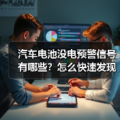 汽车电池没电预警信号有哪些？怎么快速发现？