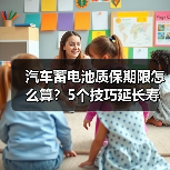 汽车蓄电池质保期限怎么算?5个技巧延长寿命(图2) 汽车蓄电池质保期限怎么算?5个技巧延长寿命(图2)