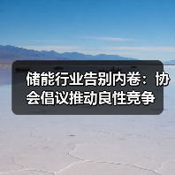 储能行业告别内卷：协会倡议推动良性竞争（图4）
