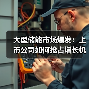 大型储能市场爆发：上市公司如何抢占增长机