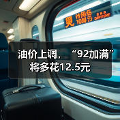 油价上调，“92加满”将多花12.5元（图1）