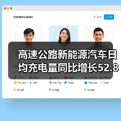 高速公路新能源汽车日均充电量同比增长52.8%(图4) 高速公路新能源汽车日均充电量同比增长52.8%(图4)
